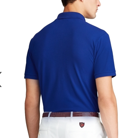 Polo by Ralph Lauren men's blue polo shirt - Picture 8 of 17